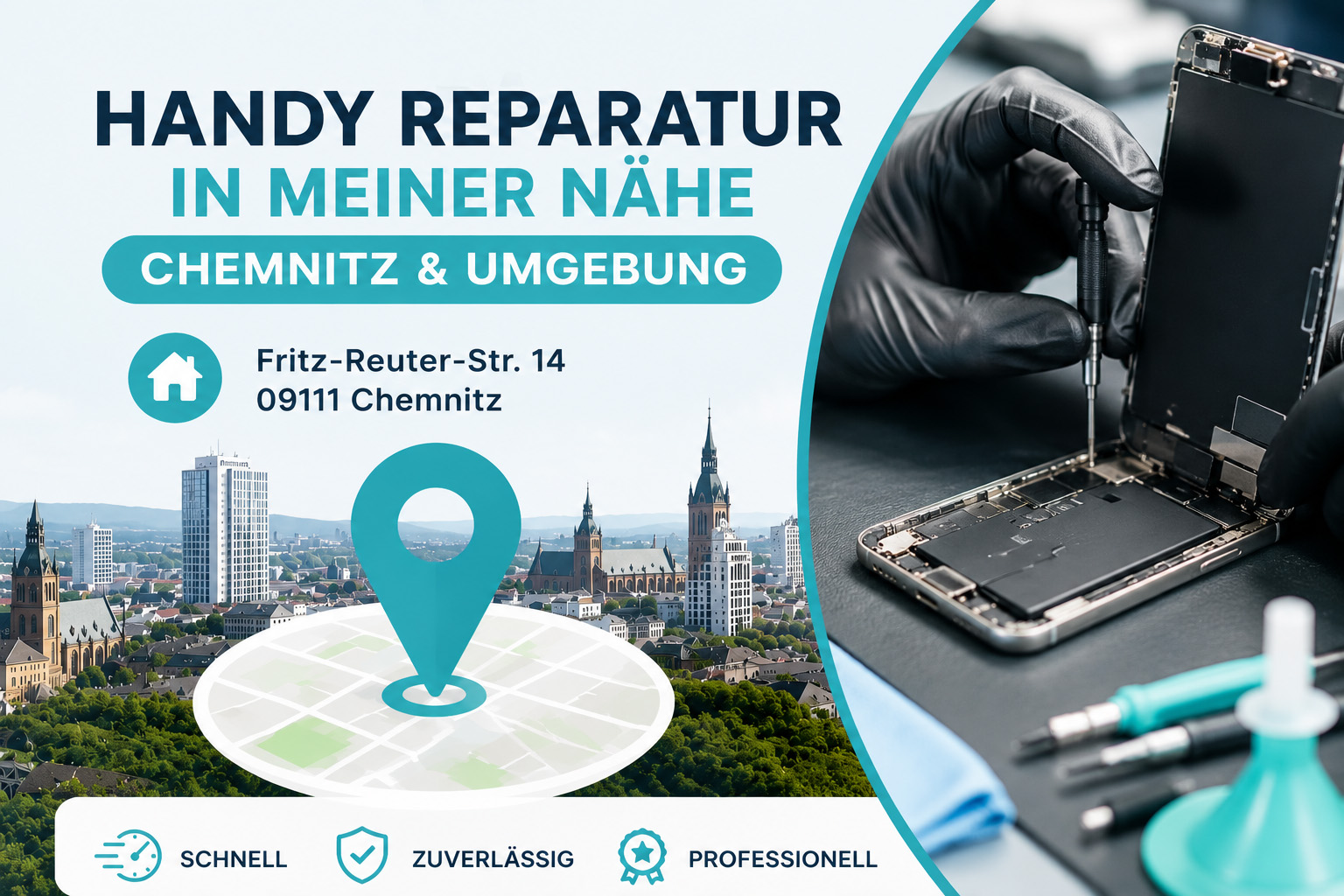 Handy Reparatur in meiner Nähe – Chemnitz & Umgebung